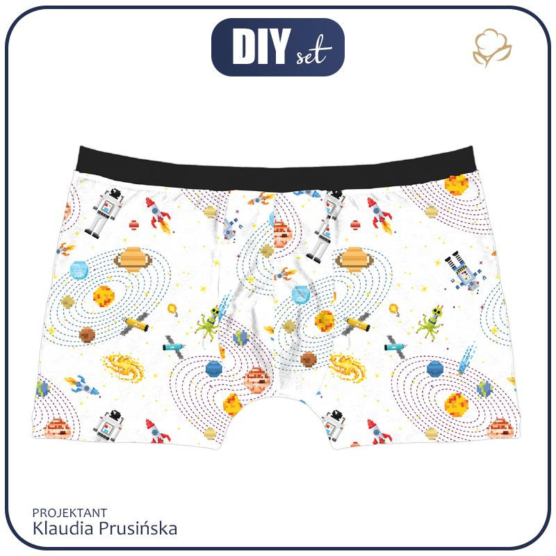 MEN'S BOXER SHORTS - COSMOS PAT. 6 (RETRO)