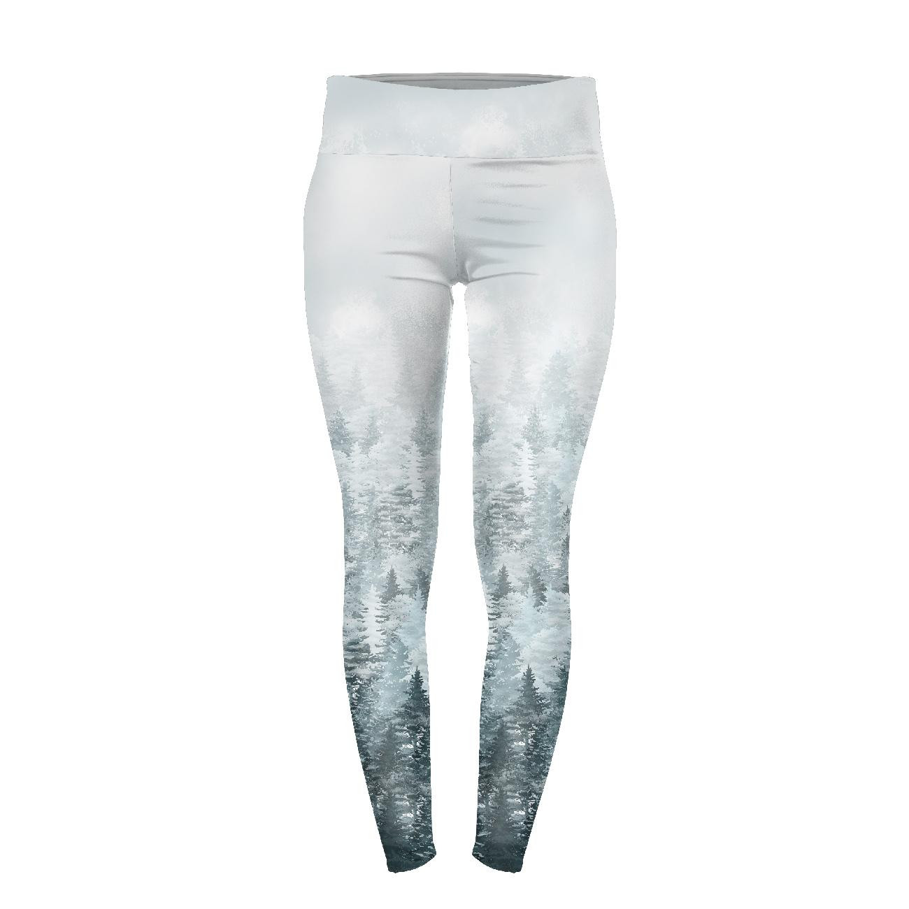 SPORTS LEGGINGS - FORREST OMBRE (WINTER IN THE MOUNTAIN)