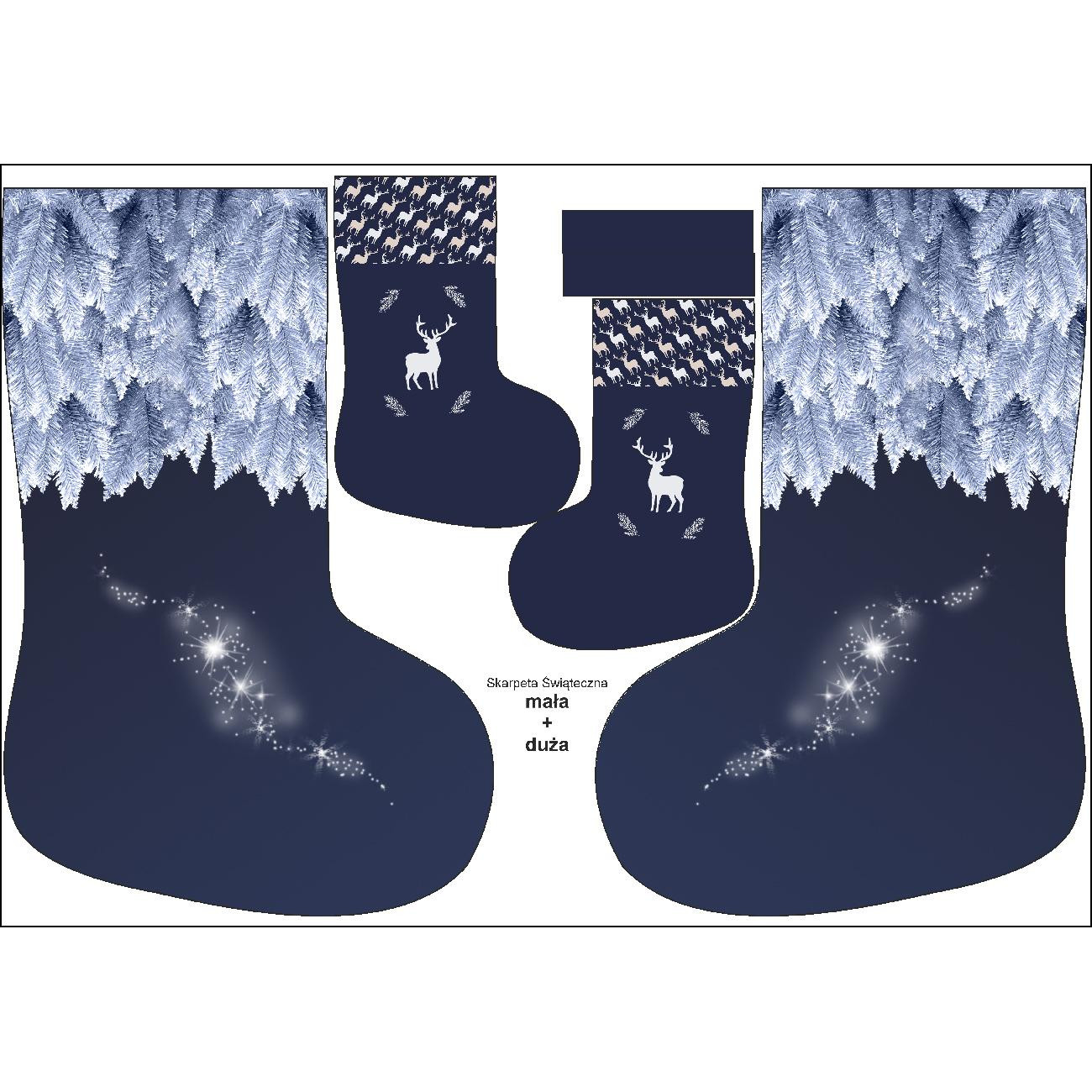 Christmas Stocking Set - FOREST / reindeer