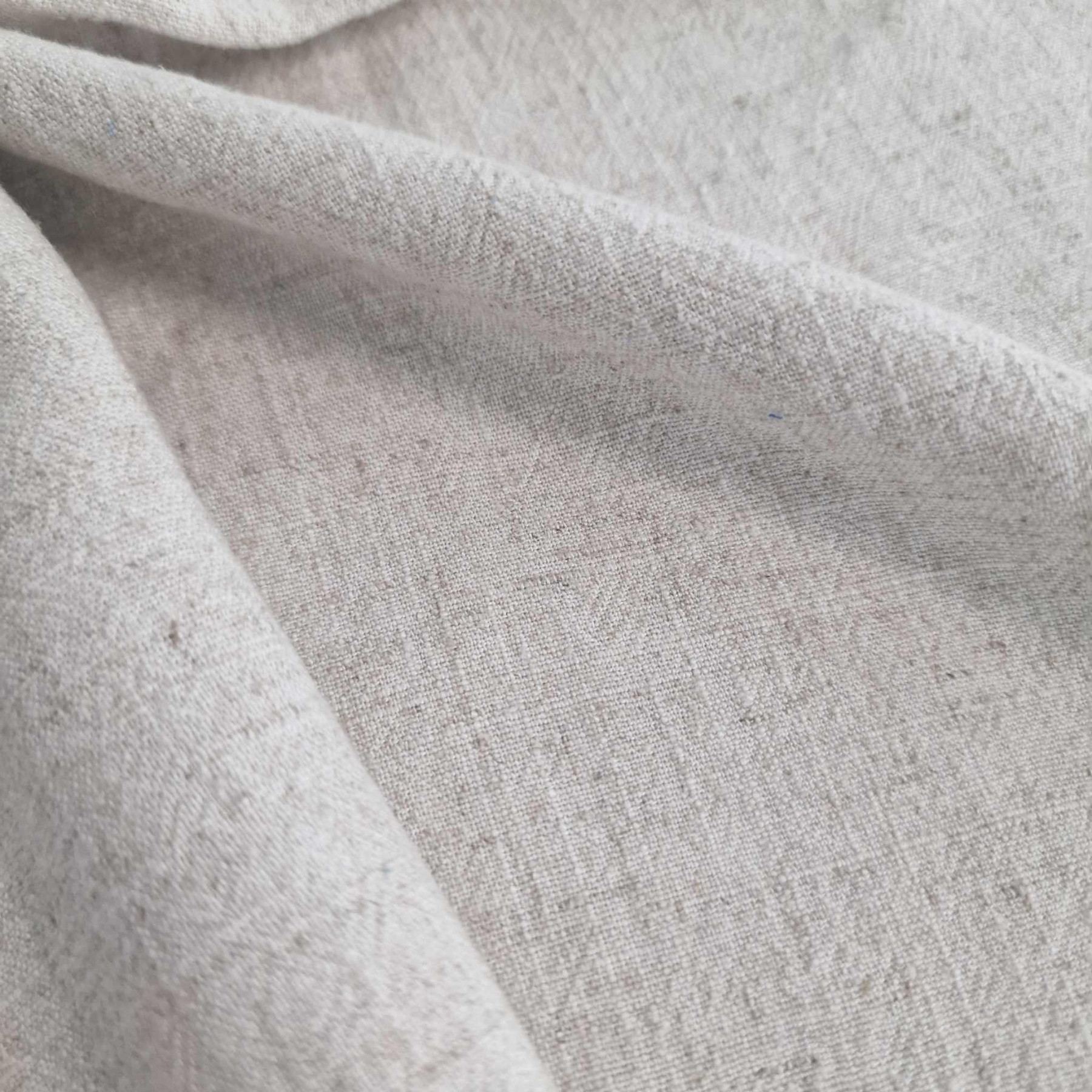 MELANGE BEIGE - Linen with viscose