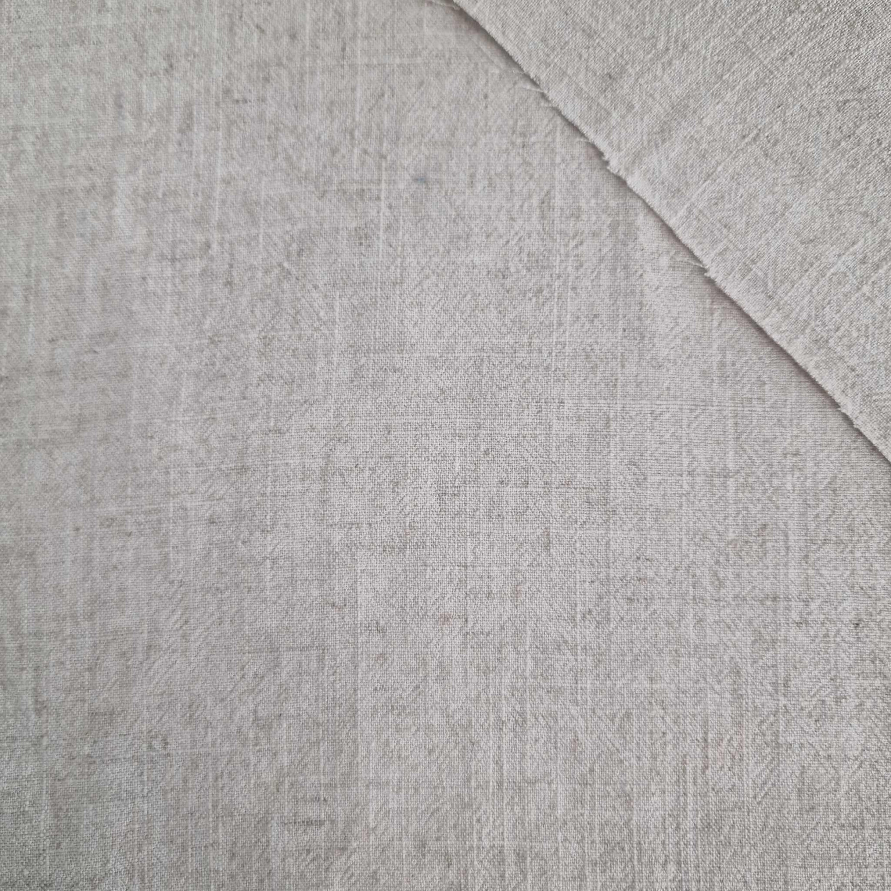 MELANGE BEIGE - Linen with viscose