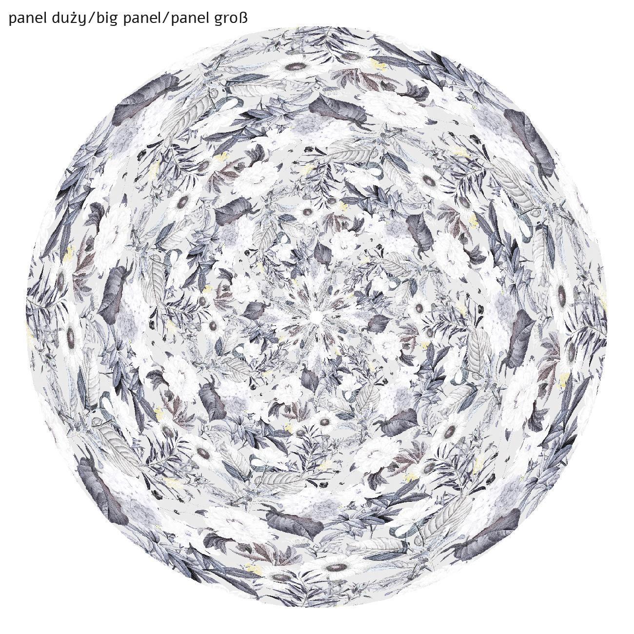 LUXE BLOSSOM pat. 1 - circle skirt panel