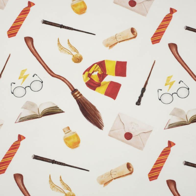 MAGIC WORLD pat. 2 (MAGIC SCHOOL) - looped knit fabric