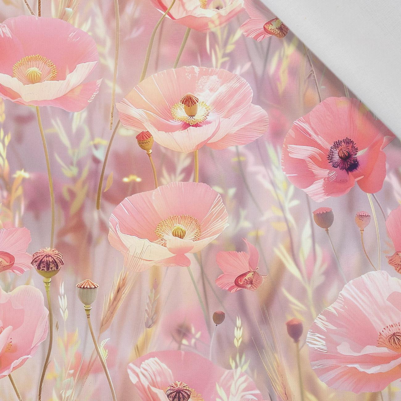 POPPIES pat. 3 - Cotton woven fabric
