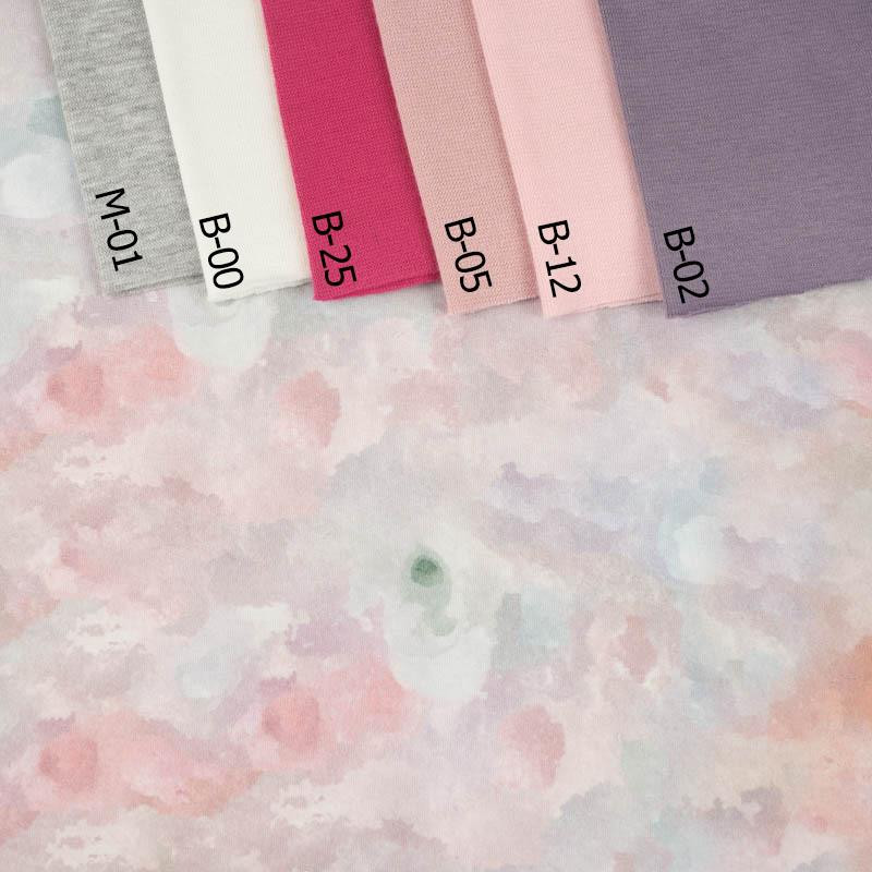 POPPIES pat. 1 (background) - looped knit fabric