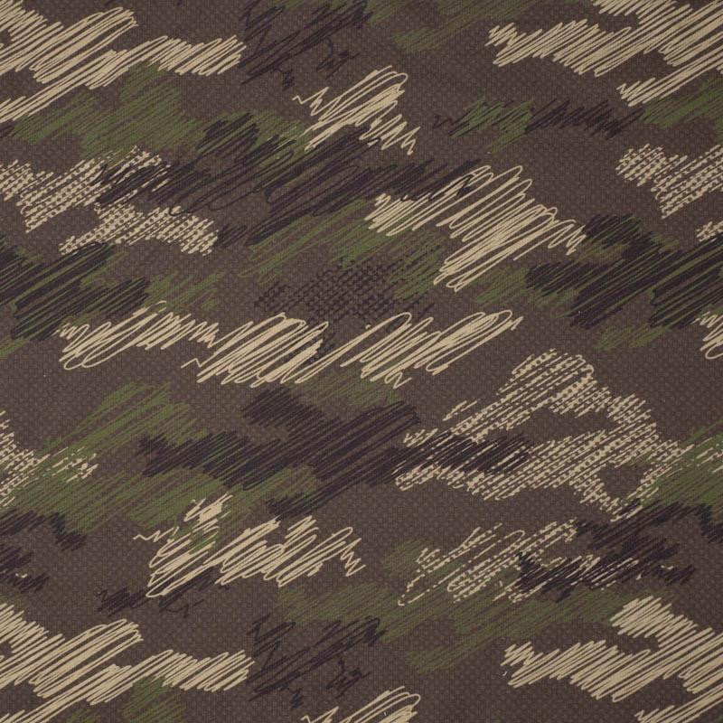 CAMOUFLAGE - scribble / brown - single jersey with elastane 