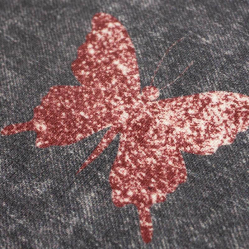 BUTTERFLIES (GLITTER BUTTERFLIES) / ACID WASH GREY