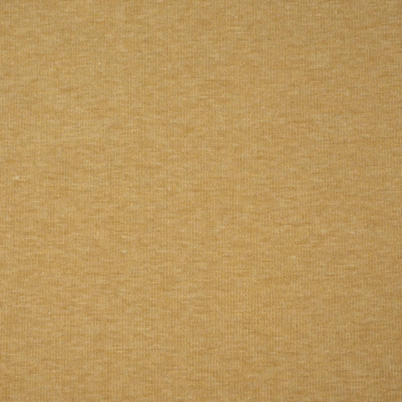 MUSTARD MELANGE - brushed sweatshirt with teddy  / alpine fleece