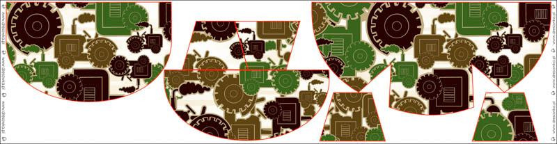 HIP BAG - TRACTOR GREEN / Choice of sizes