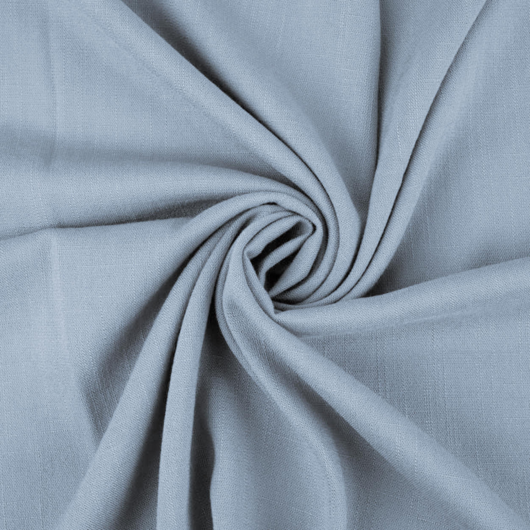 Muted blue - Linen with viscose