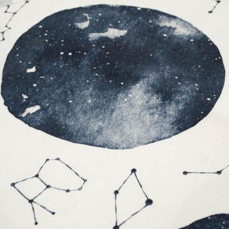PLANETS AND CONSTELLATIONS (GALACTIC ANIMALS) - single jersey with elastane 