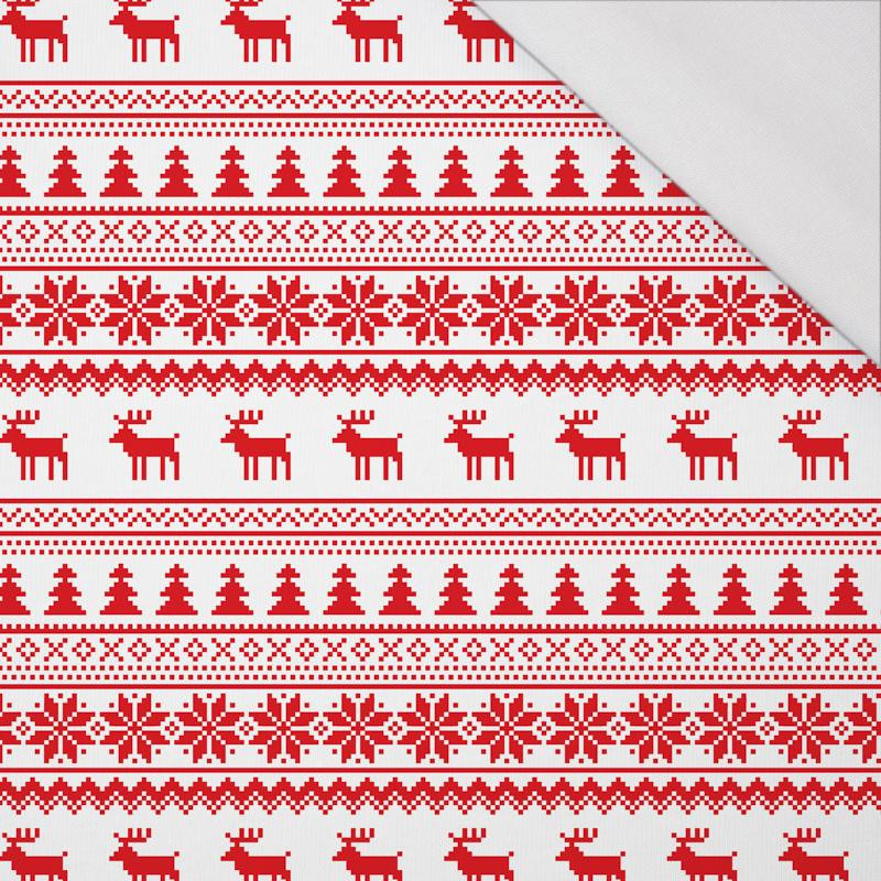 REINDEERS PAT. 2 / red - single jersey with elastane 