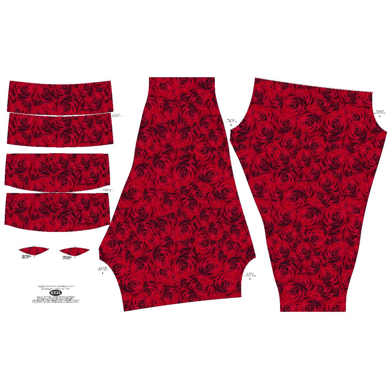 SPORTS LEGGINGS -  ROSES