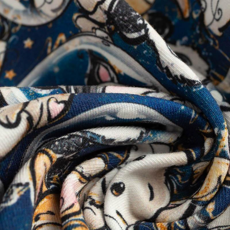 SPACE CUTIES MIX (CUTIES IN THE SPACE) - looped knit fabric