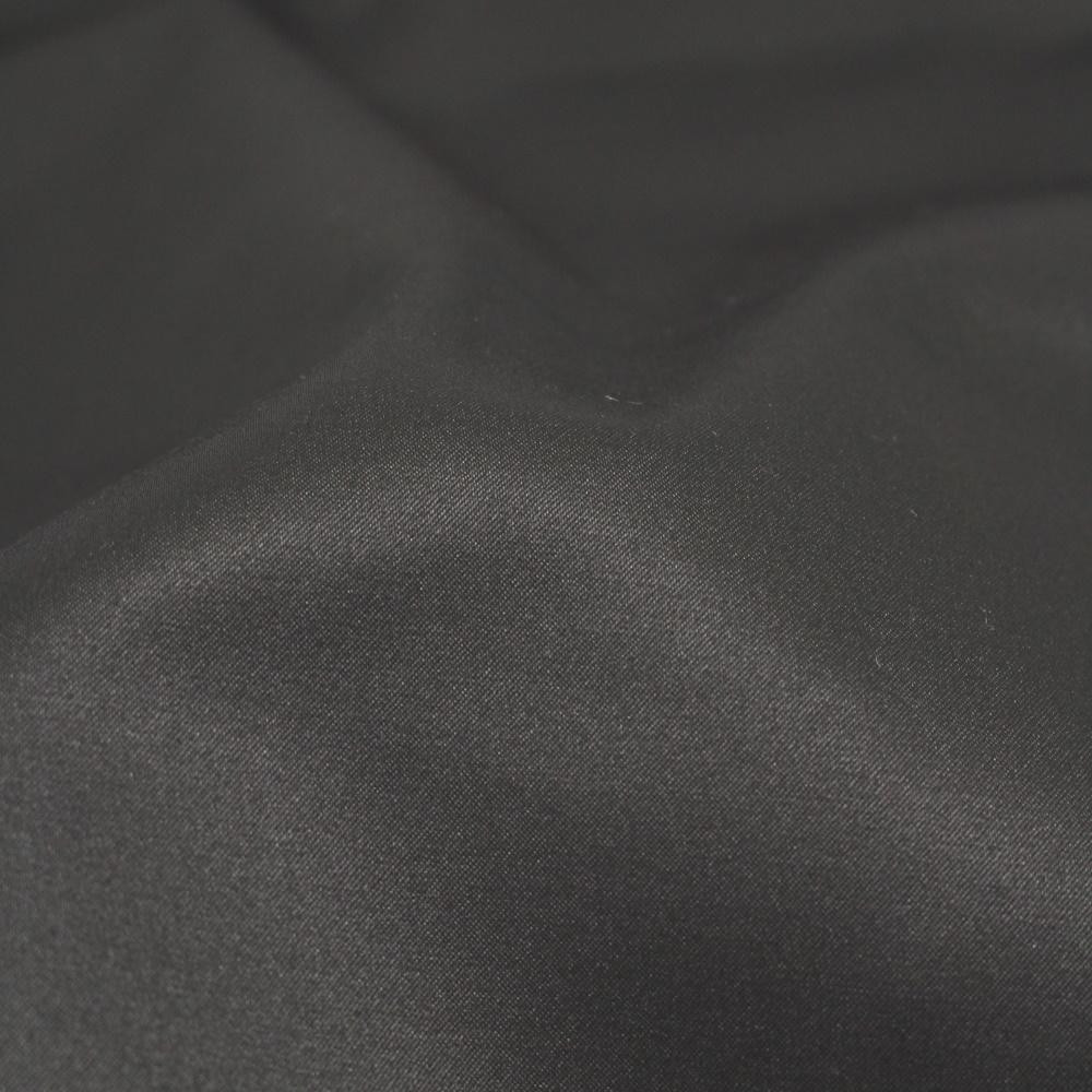 BLACK - Woven fabric sateen type