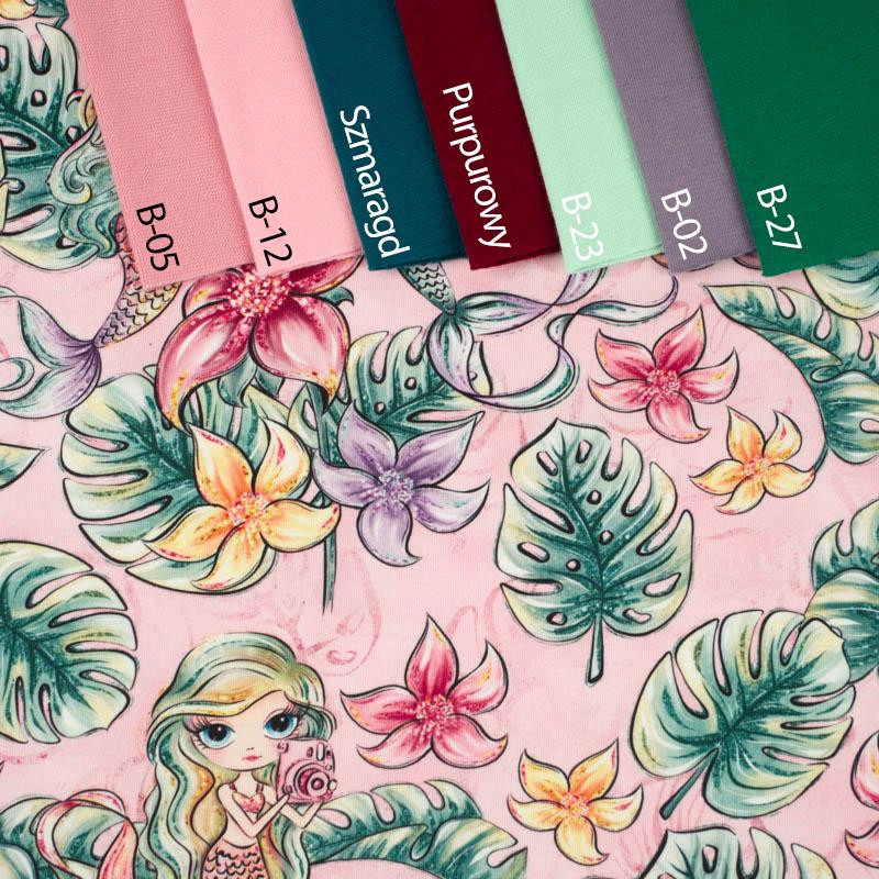 MERMAIDS MIX - looped knit fabric