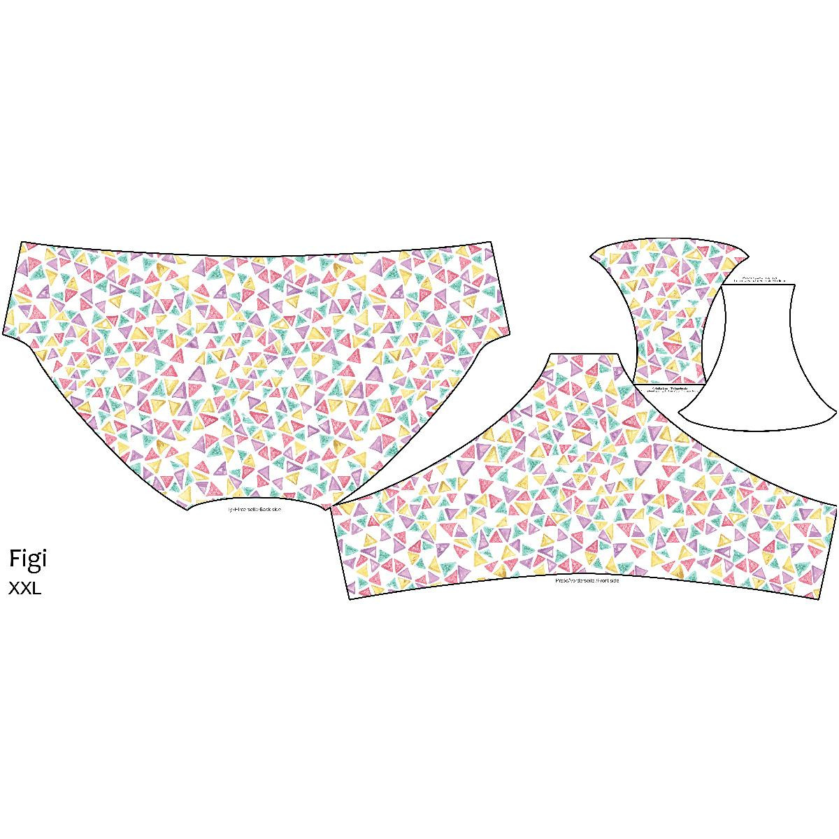 WOMEN'S PANTIES - TROPICAL TRIANGLES