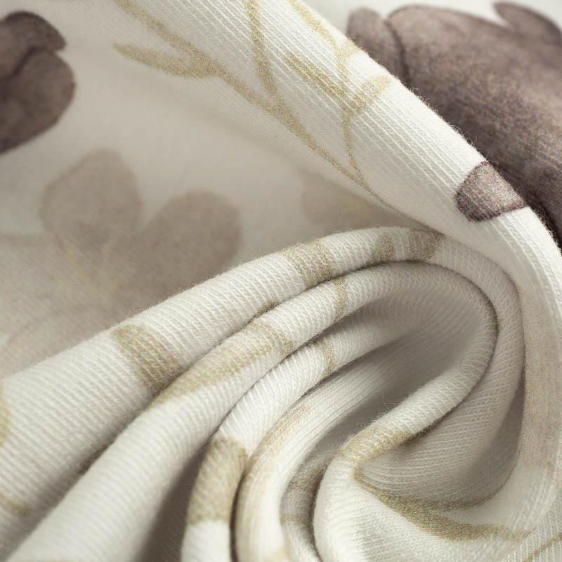 GREY BUNNIES pat. 1 (PASTEL BUNNIES) - single jersey with elastane 