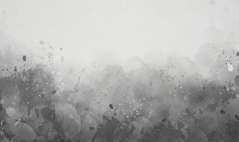 SPECKS (grey) - panel Waterproof woven fabric