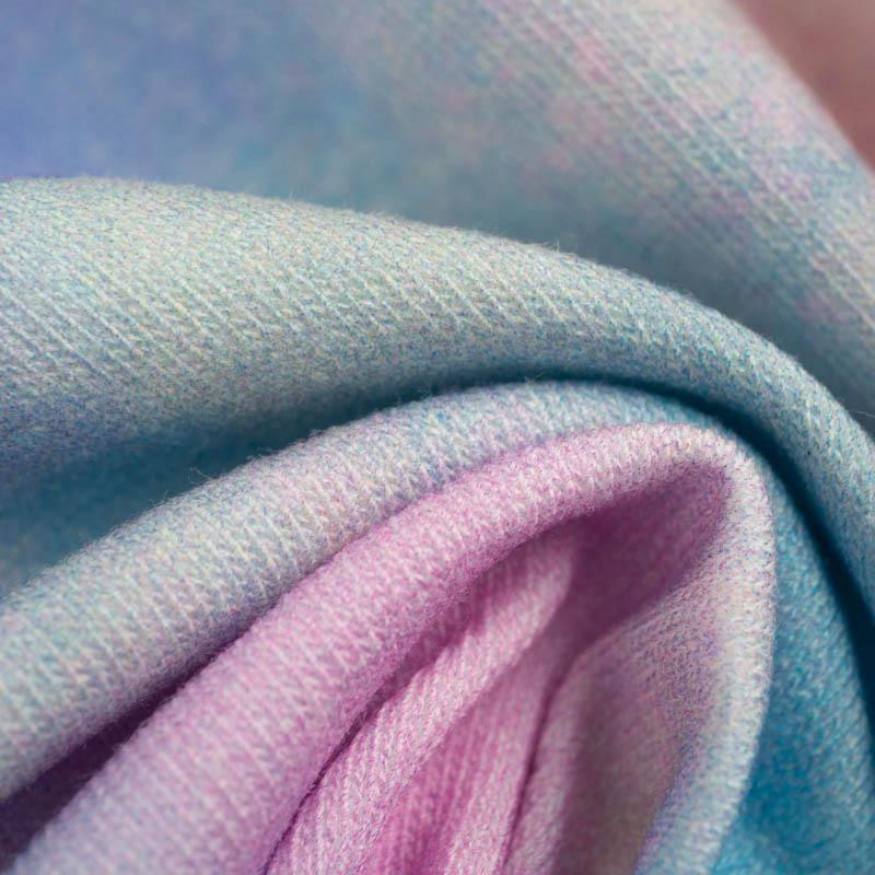 RAINBOW OCEAN pat. 3 - looped knit fabric