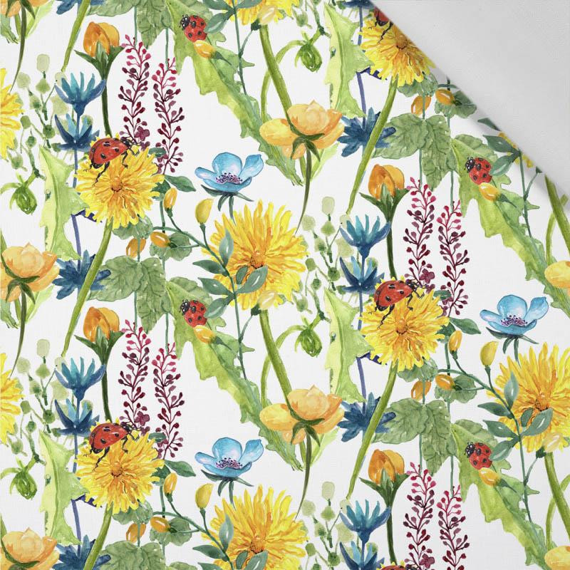 LADYBIRDS IN THE MEADOW (IN THE MEADOW) - Cotton woven fabric