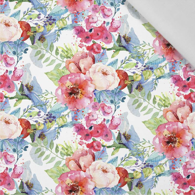 WILD ROSE PAT. 3 (IN THE MEADOW) - Cotton woven fabric