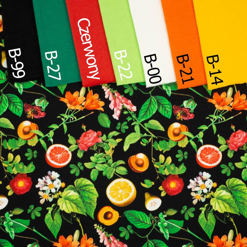 MINI PARADISE FRUITS pat. 2 (PARADISE GARDEN)  - single jersey 