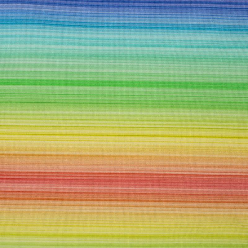 RAINBOW STRIPES pat. 1 - looped knit fabric