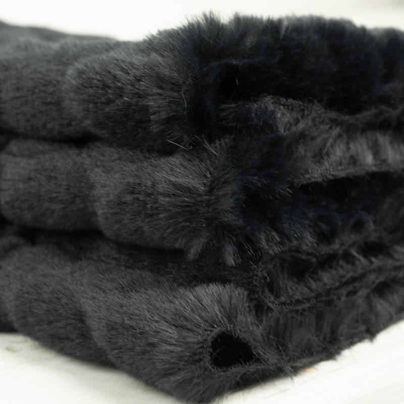 BRAID / navy - CLOTHING FAUX FUR