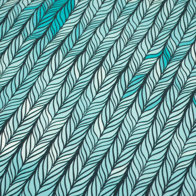 BRAID / sea blue - looped knit 