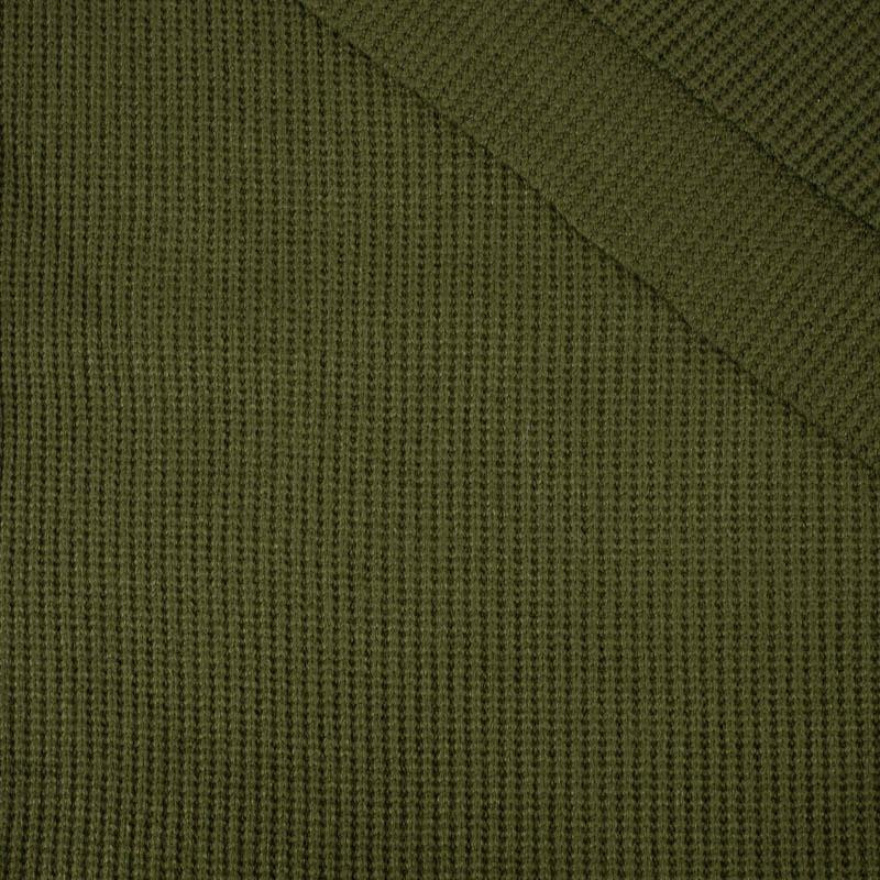 OLIVE GREEN - Viscose sweater knit fabric