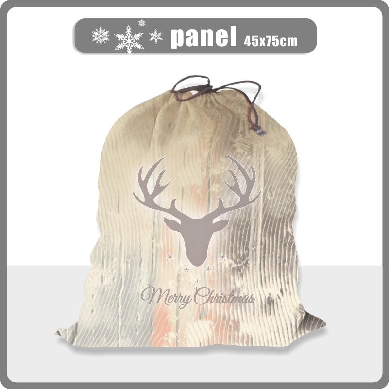 DEER (ADVENTURE) - boards - Cotton woven fabric panel ( 45 x 75 cm )