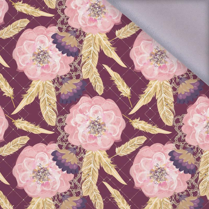 FLOWERS AND GOLDEN FEATHERS pat. 1 - softshell