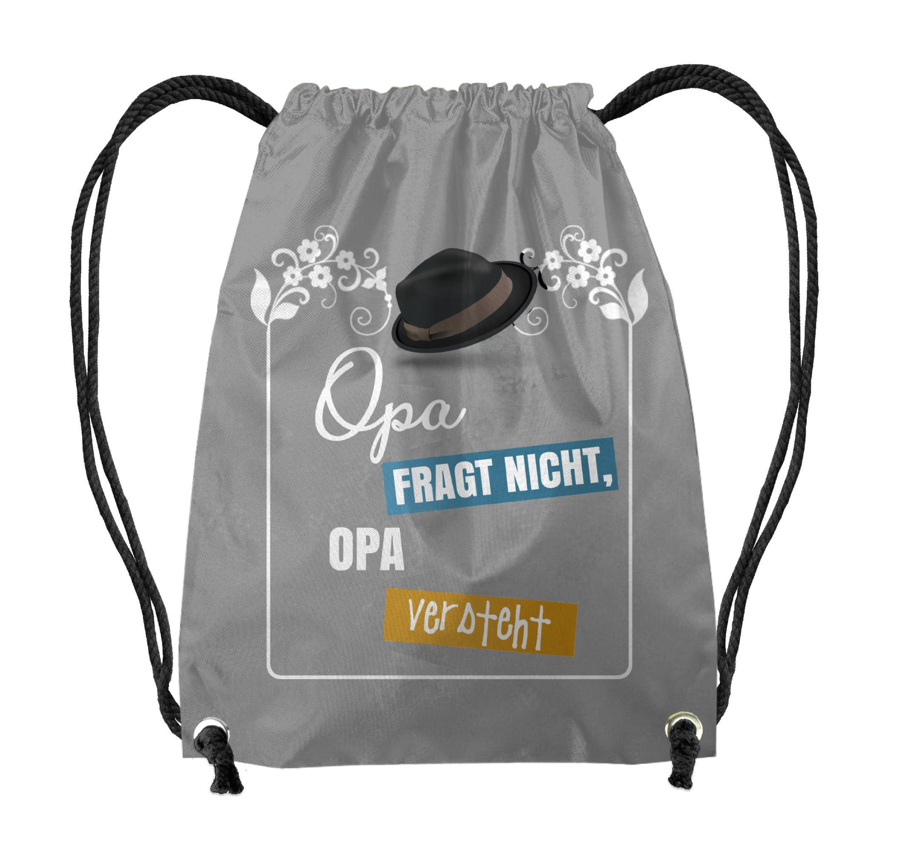 GYM BAG - OPA FRAGT NICHT, OPA VERSTEHT / hat