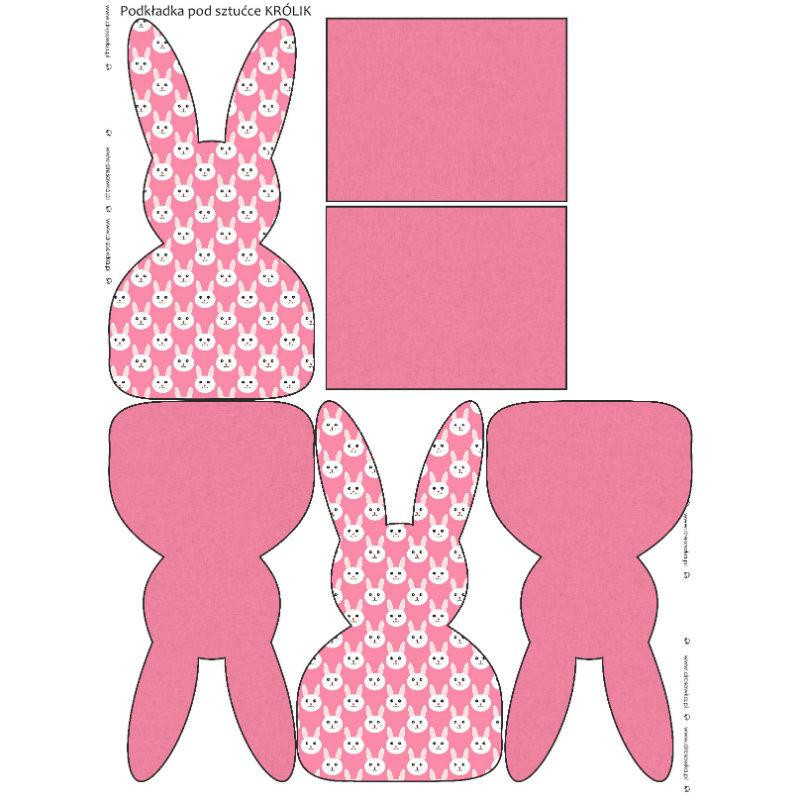 Cutlery bunny - BUNNIES / pink