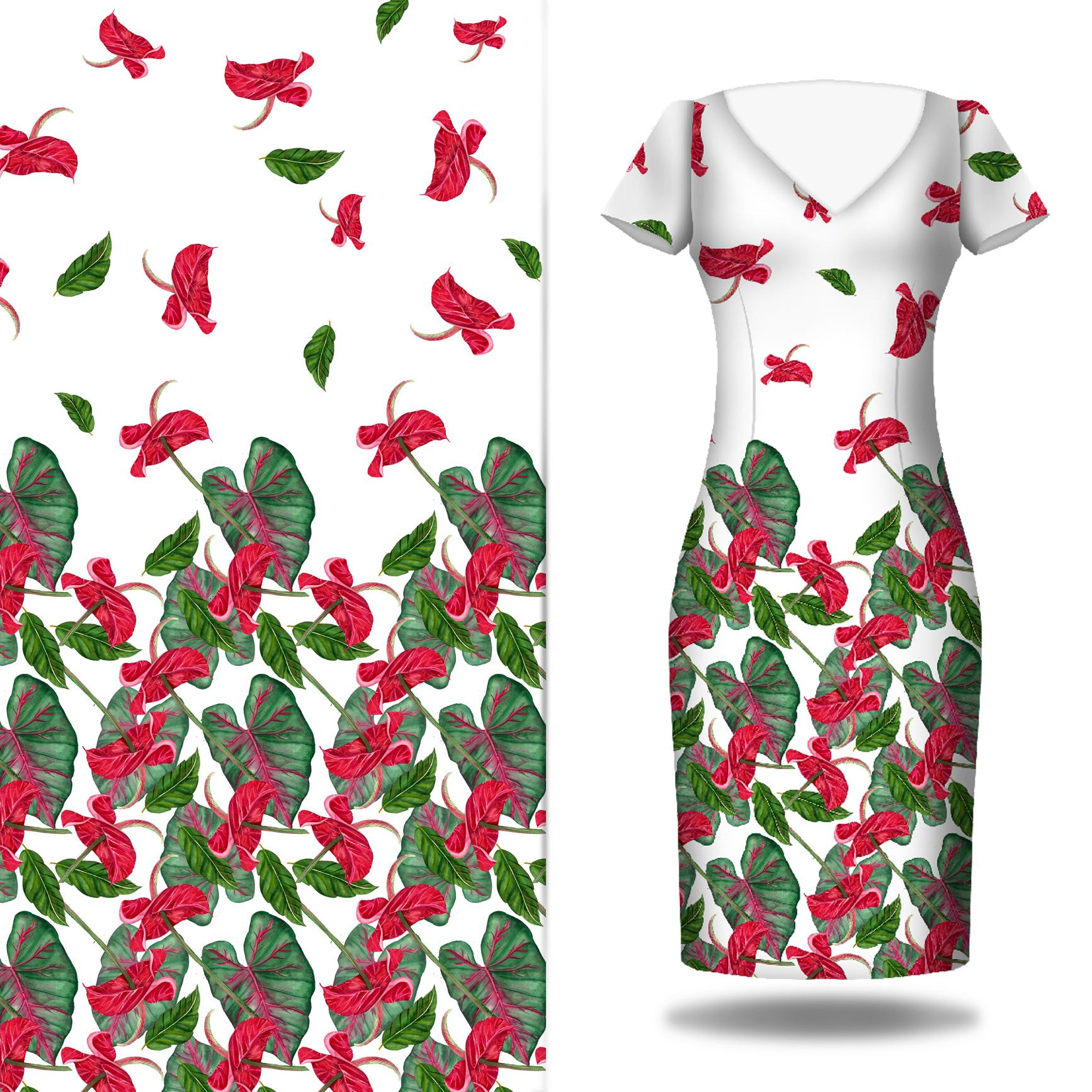 ANTHURIUM - dress panel TE210