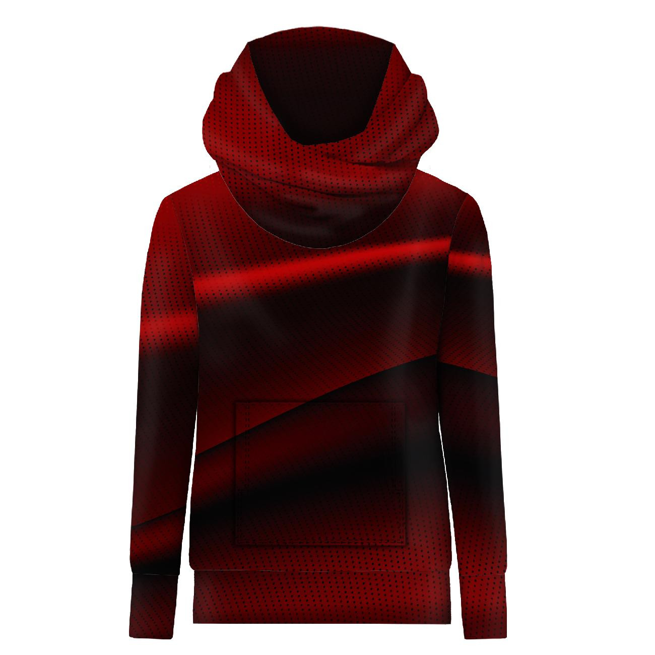 HYDROPHOBIC HOODIE UNISEX - ABSTRACTION pat. 5 - sewing set