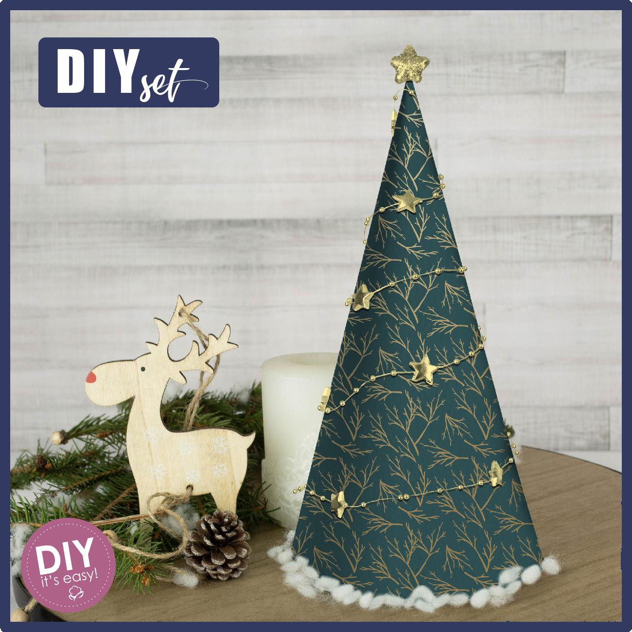 CHRISTMAS TREE - GOLD TWIGS - DIY IT'S EASY