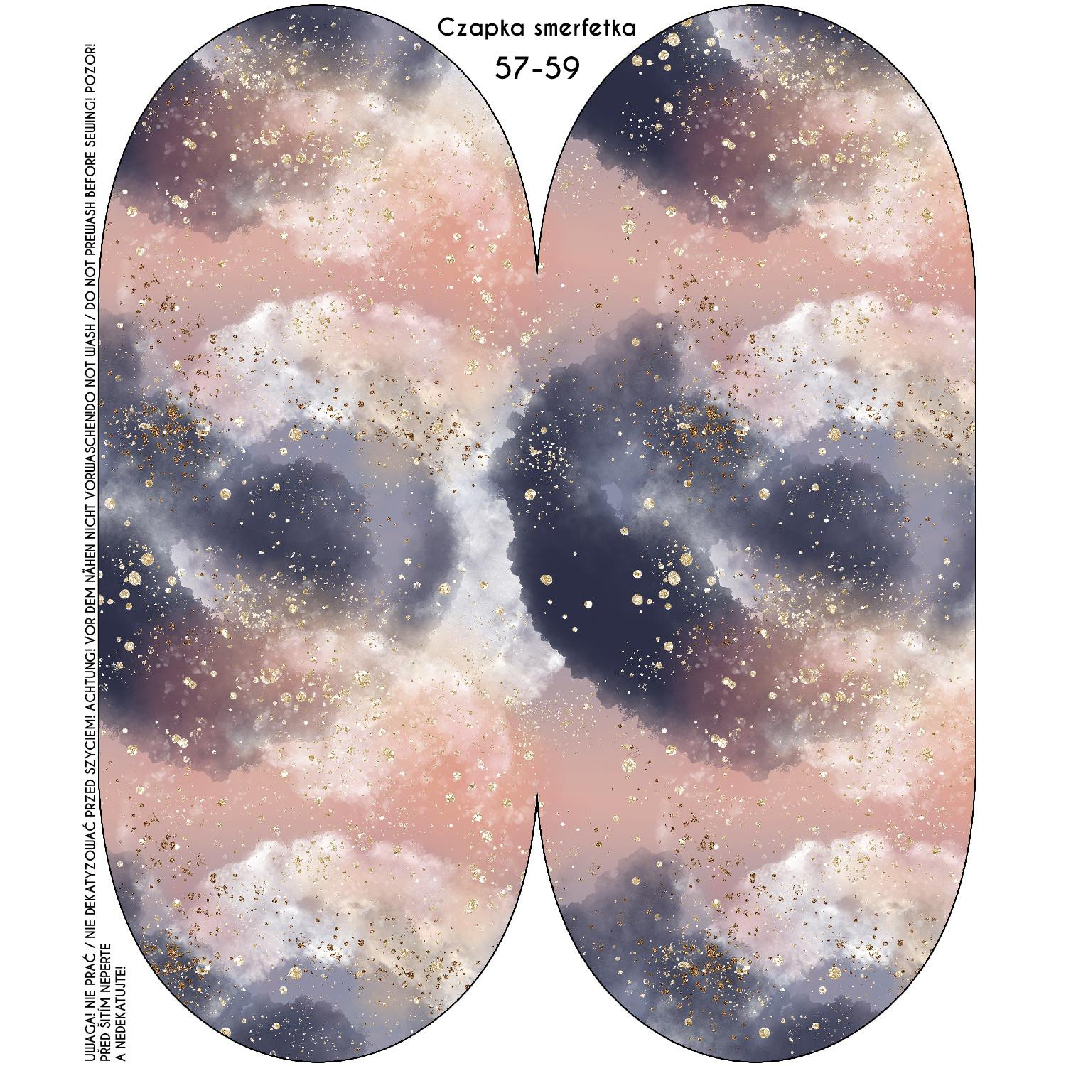 "Beanie" cap - ENCHANTED CLOUDS (ENCHANTED NIGHT)  / Choice of sizes