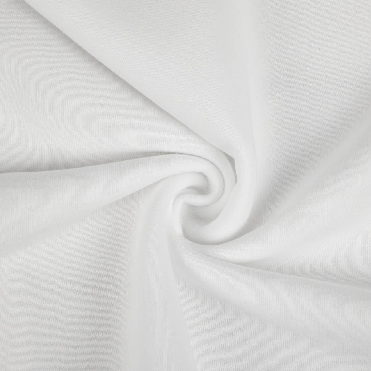 M-01 WHITE - thick brushed sweatshirt D300