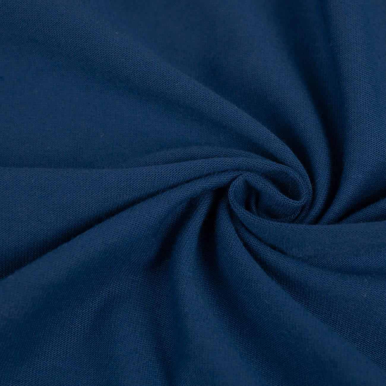 D-94 DARK BLUE - T-shirt knit fabric 100% cotton T140