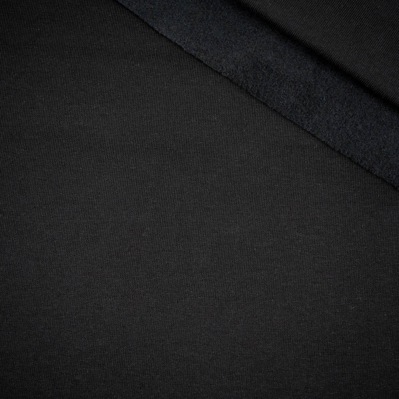 D-16 BLACK - thick brushed sweatshirt D300