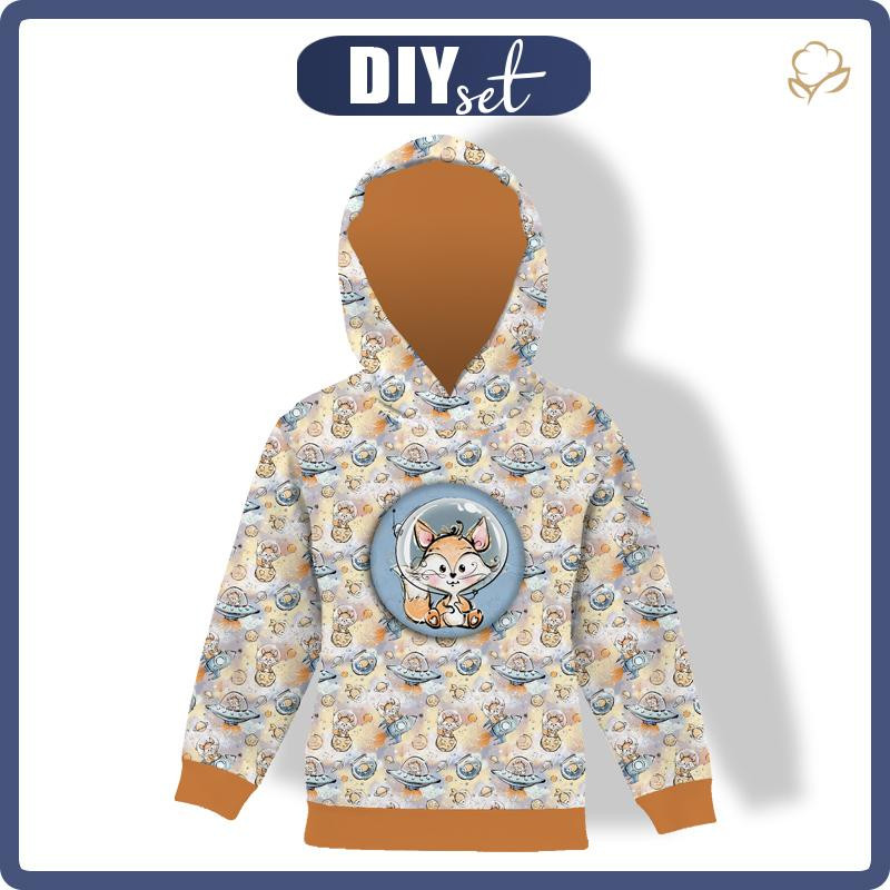 KID'S HOODIE (ALEX) - SPACE CUTIES pat. 13 (CUTIES IN THE SPACE) - sewing set