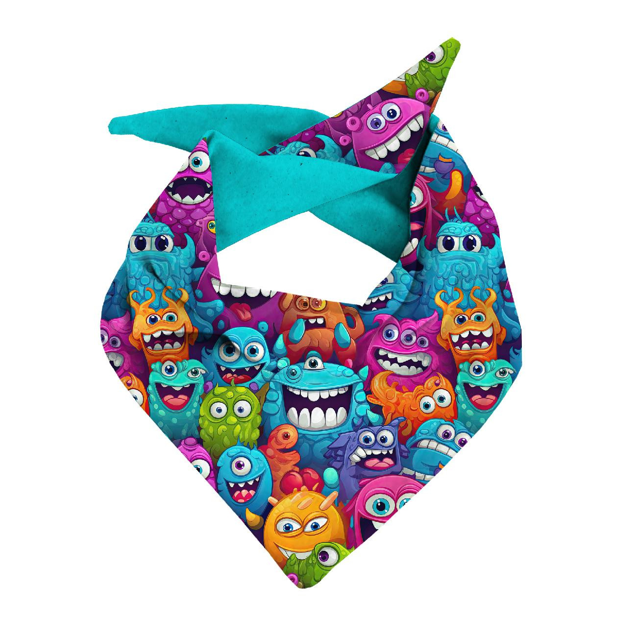 KID'S CAP AND SCARF (CLASSIC) - CRAZY MONSTERS PAT. 3 - sewing set