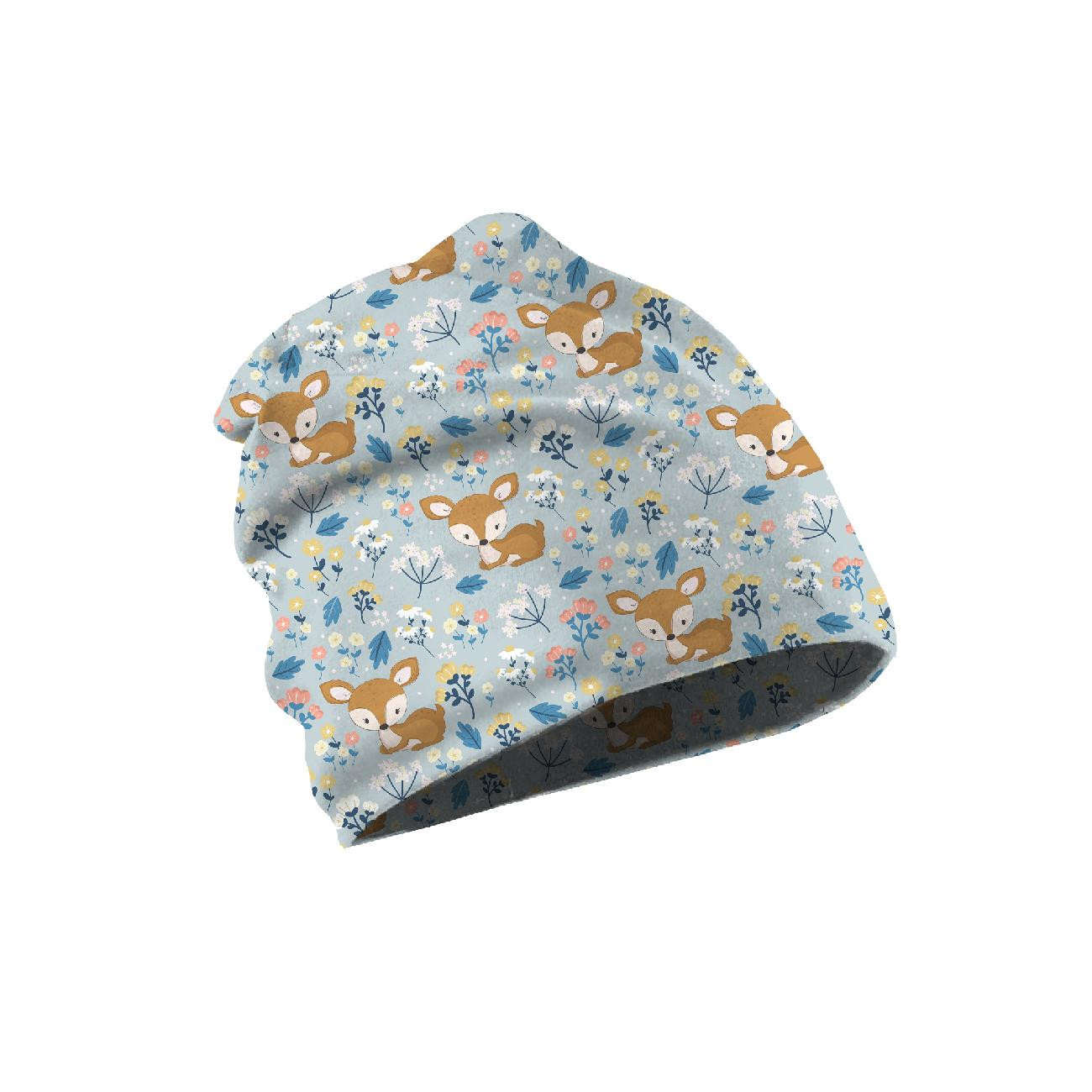 KID'S CAP AND SCARF (CLASSIC) - DEERS ON A MEADOW pat. 2 - sewing set