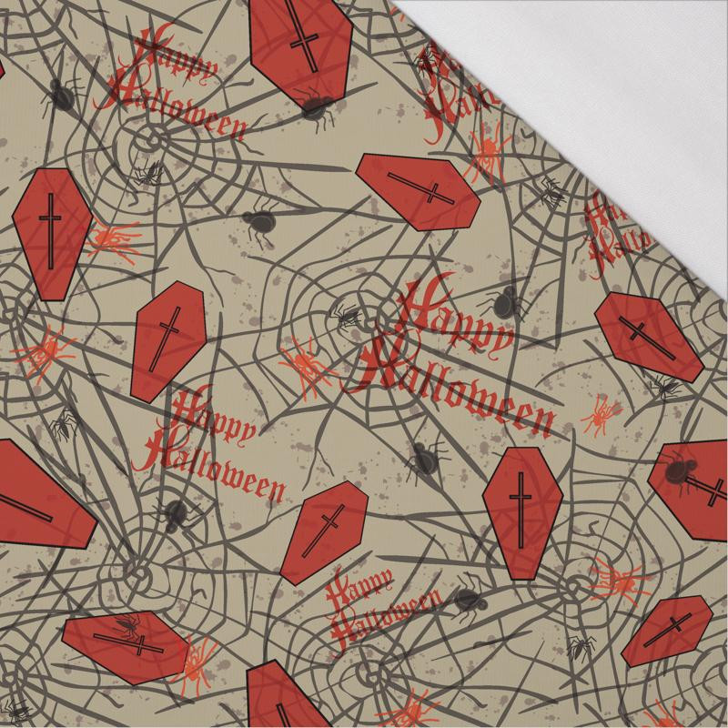 HALLOWEEN WEB COFFINS - single jersey with elastane TE210