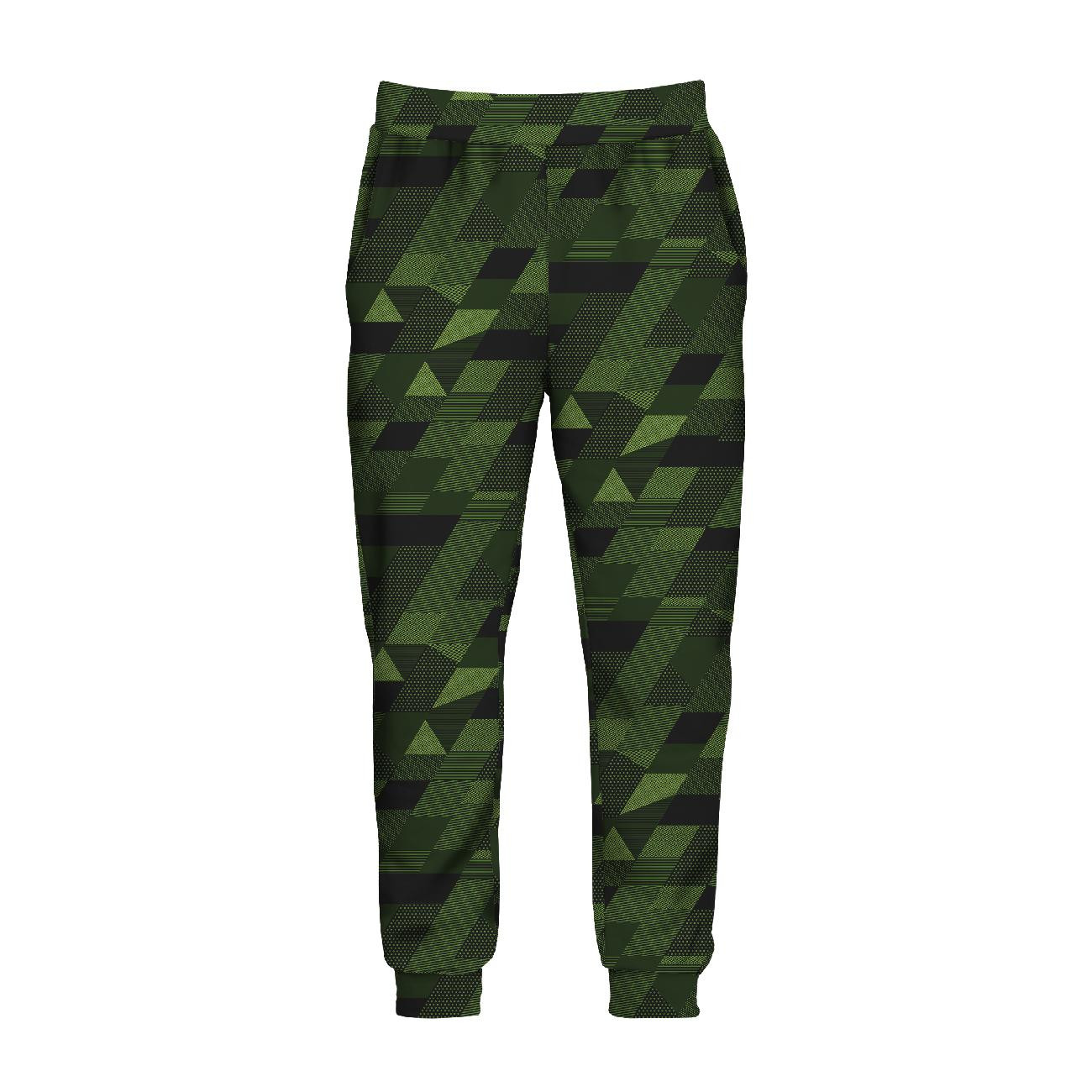 MEN'S JOGGERS (GREG) - GEOMETRIC CAMOUFLAGE pat. 2 - sewing set