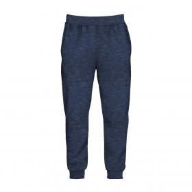 MEN'S JOGGERS  "GREG" S - MELANGE NAVY - sewing set 