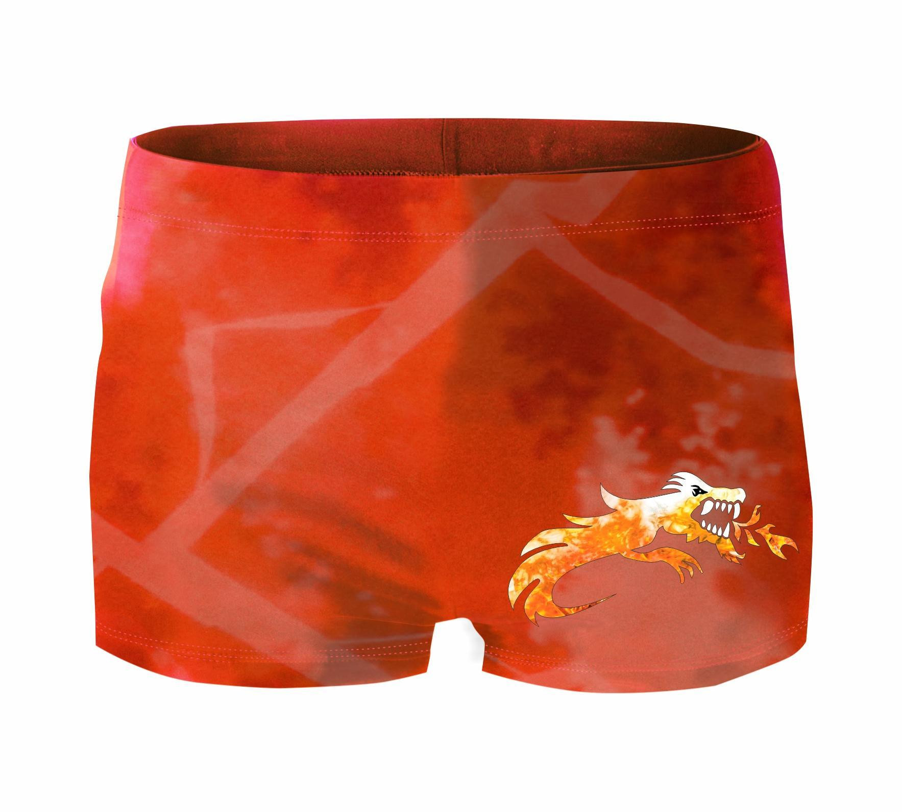 Boy's swim trunks - RED NINJA 146-152