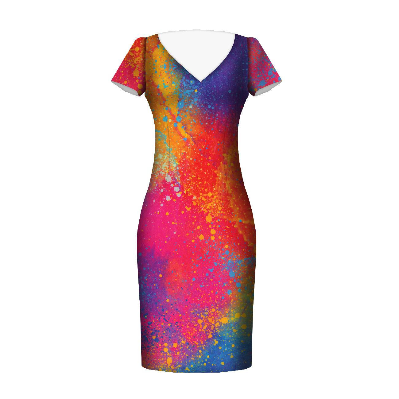 COLORFUL SPECKS - dress panel 